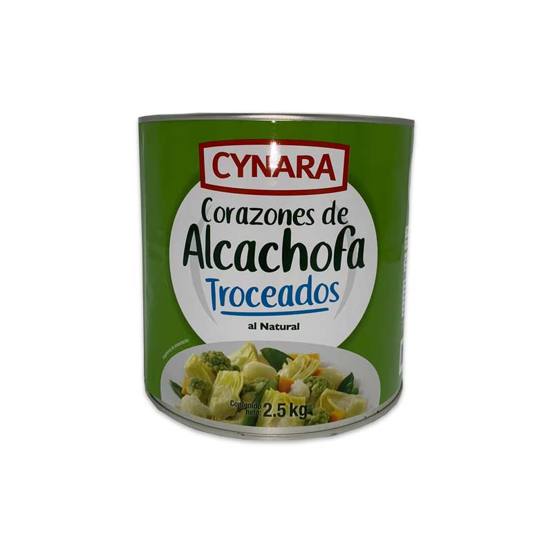 Fondos de Alcachdea cortados en cuatro 2,5 kg.