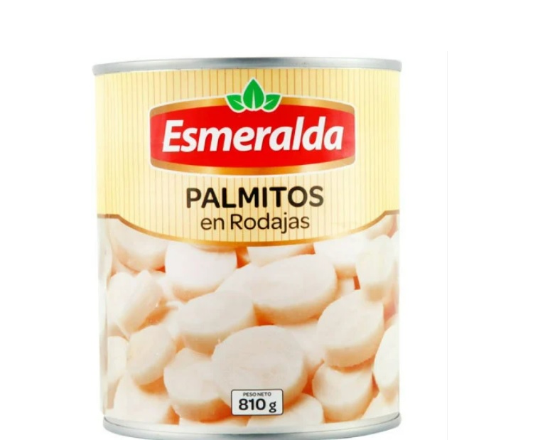 Palmitos en Rodajas Esmeralda 800 g