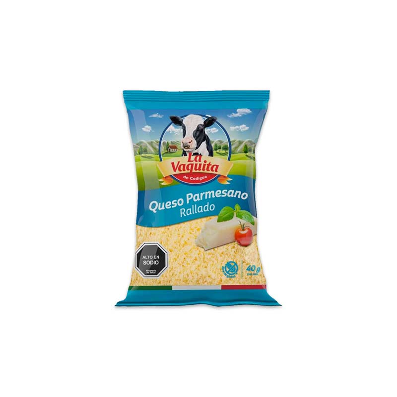 Queso Parmesano Rallado La Vaquita 40 g