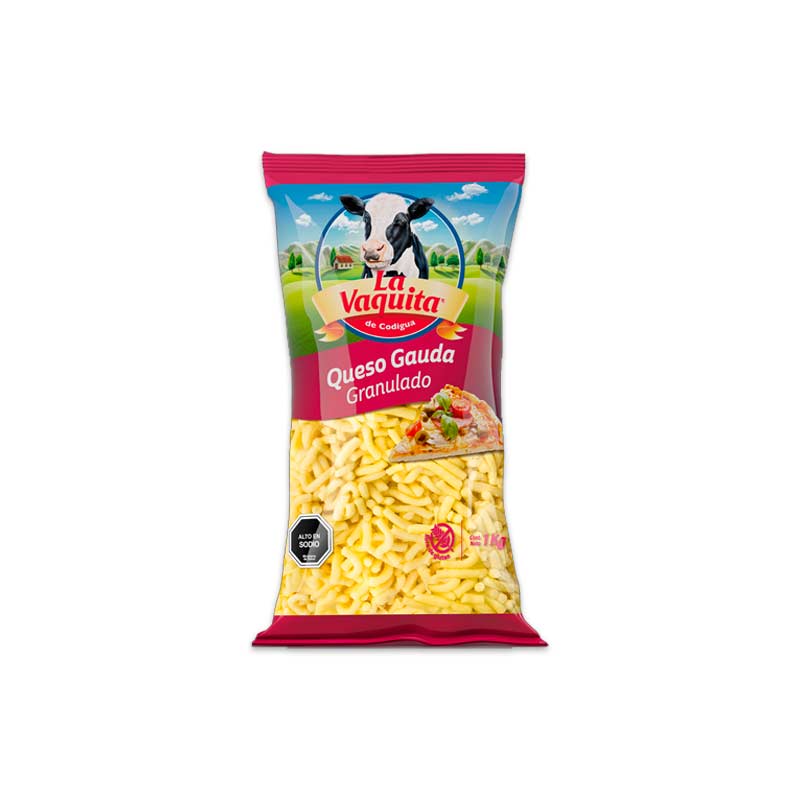 Queso Gouda Granulado La Vaquita 1 Kg.