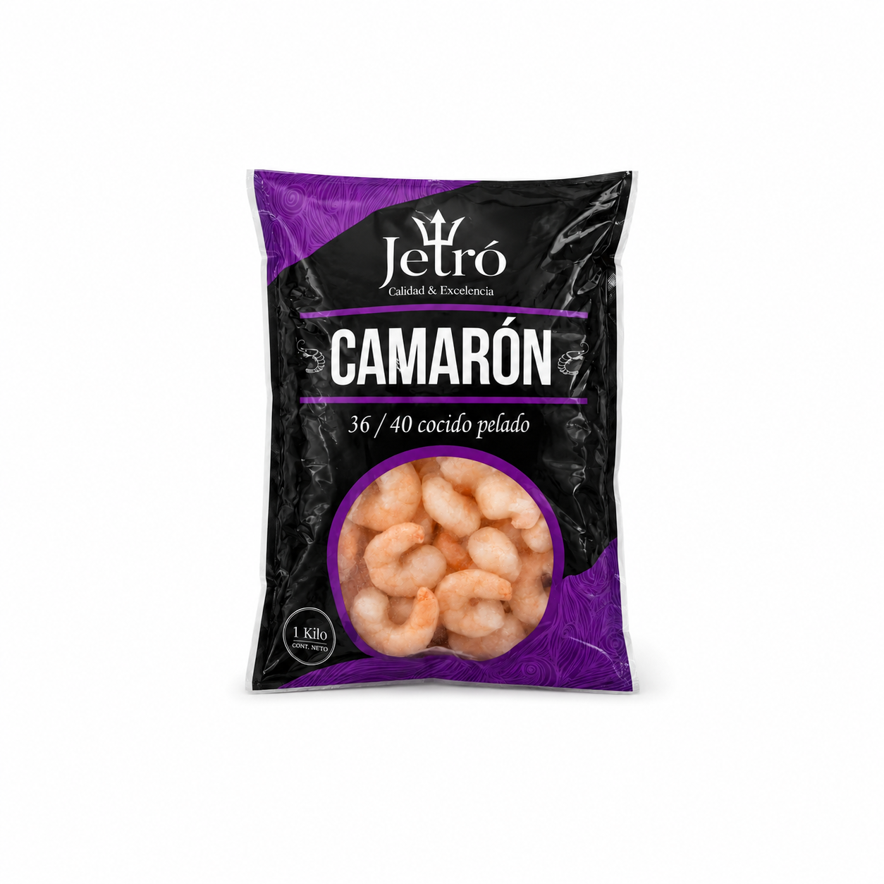 Camarón Asiático 36/40 Cocido y Pelado