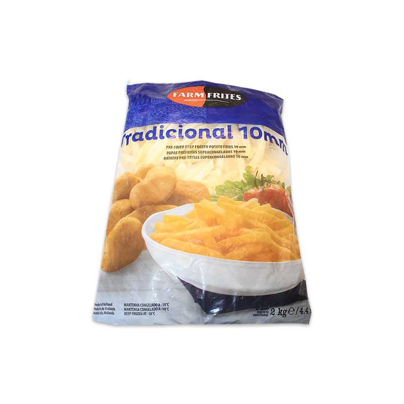 Papas Pre Fritas Farm Frites 10 mm 2 kilos