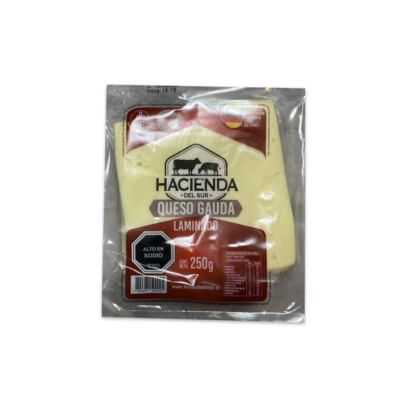 Queso Laminado Gouda Hacienda del Sur 250 g