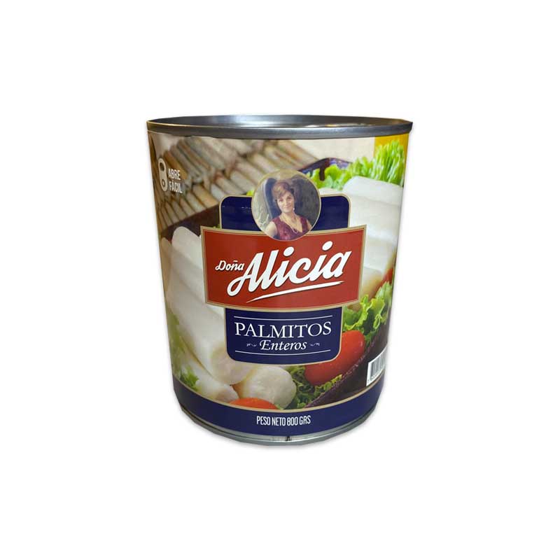 Palmitos Enteros en Tarro Doña Alicia 800 g