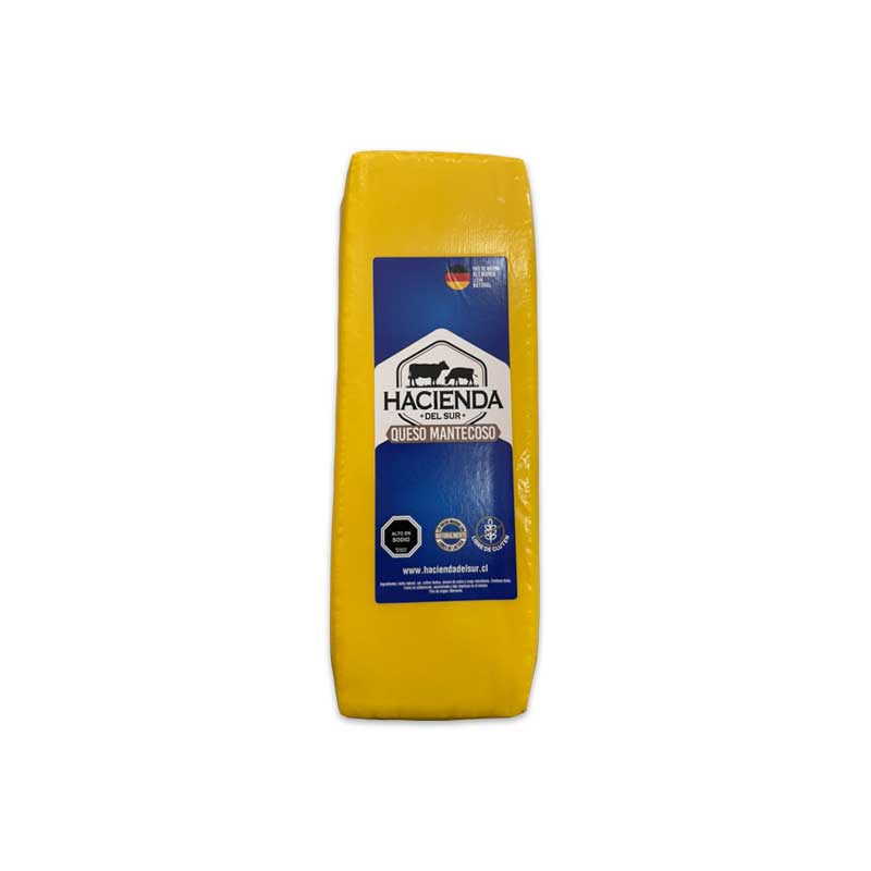 Queso Mantecoso Barra Hacienda del Sur 3,5 kg.