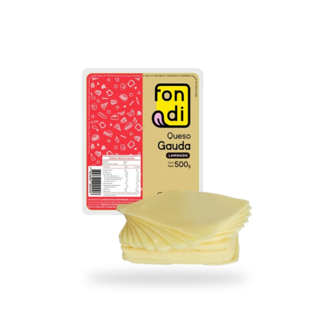 Queso Laminado Gauda Fondi 500 g