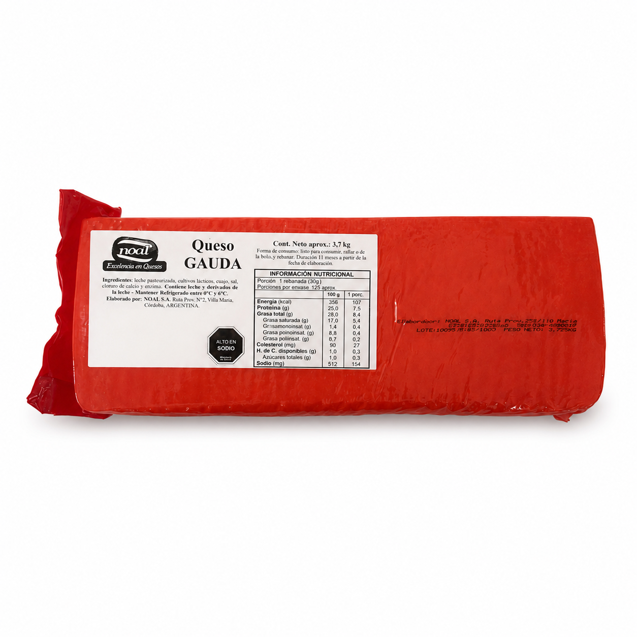 Queso Gauda Barra Argentino "Gouda"